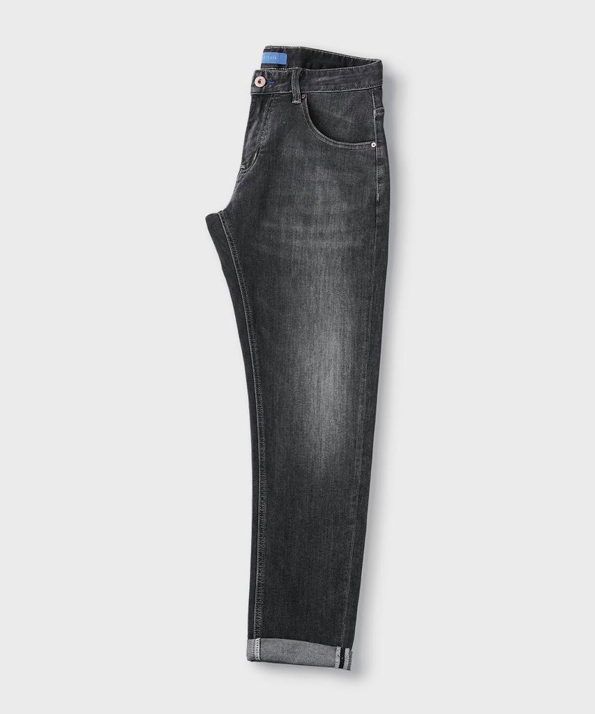 PANICALE Slim Black Washed Jeans