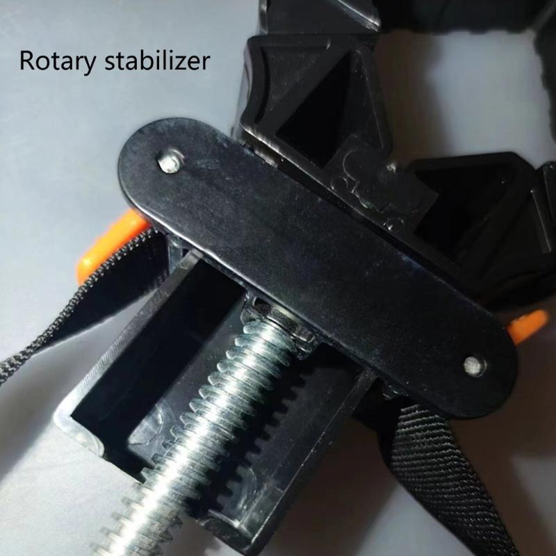 Регулируемый угловой зажим 4 губки Держатель для фоторамок Быстросъемный ленточный зажим Столярный инструмент Многоугольный зажим Прочный