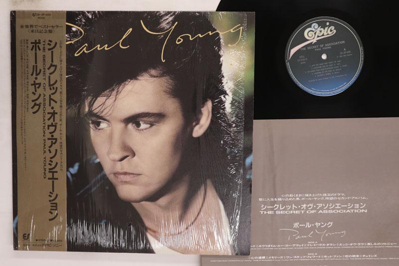 Виниловая пластинка PAUL YOUNG Secret Of Association 283P600 EPIC 1985 Япония Obi Рок Б/у
