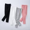 Girls Leggings Baby Knitted Solid Color Long Pants Summer Everyday Versatile Cotton Children Clothing Spring Autumn Thin Styles