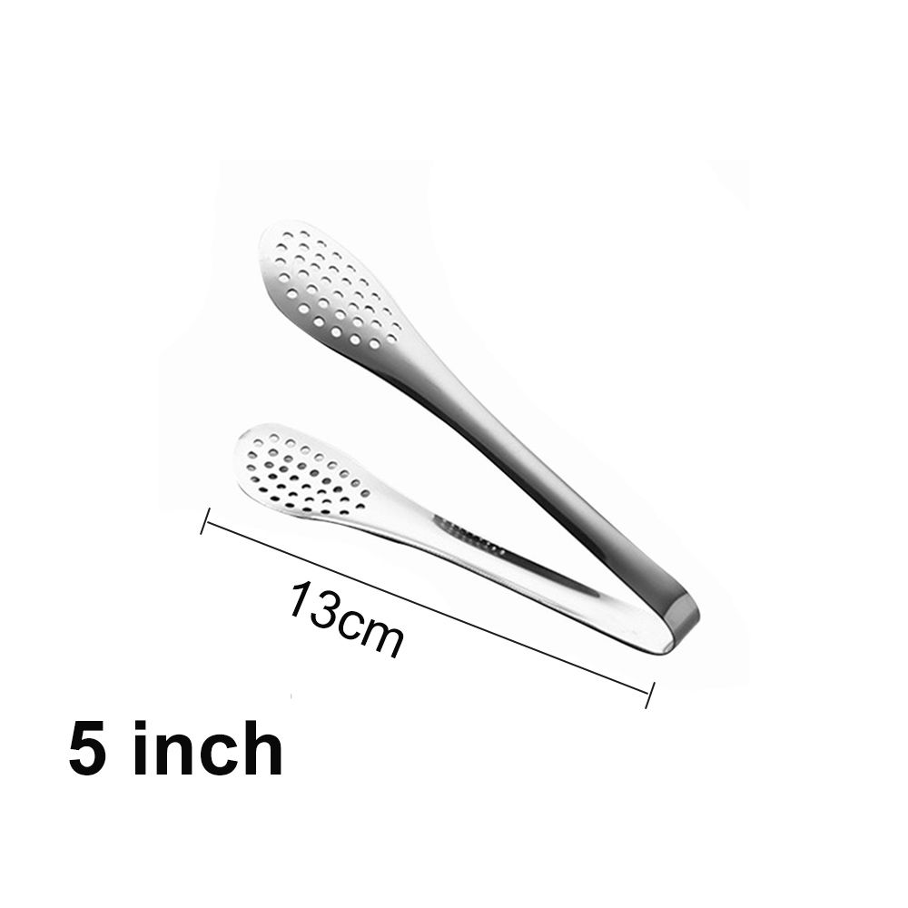Utensils Barbecue Salad Serving Anti-heat Food Clip Buffet Clamp Stainless Steel BBQ Tongs