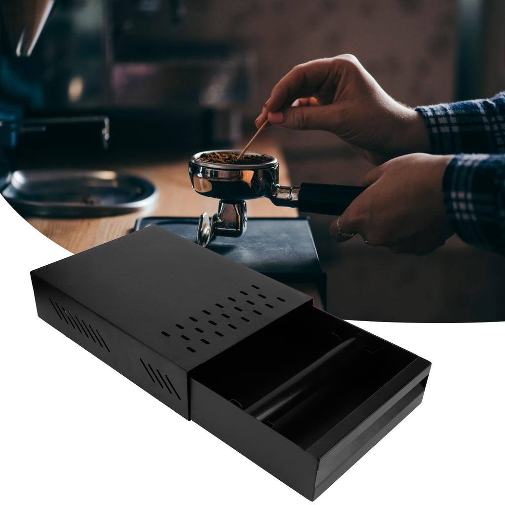 Коробка для выбивания кофейной гущи в стиле выдвижного ящика, контейнер из нержавеющей стали для кофейной гущи для барной стойки