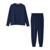 Recovery Wear General Medical Equipment Standard Long Sleeve Crew Neck Jogger Pants Long Sleeve Top and Bottom Set Navy XL [Benex] Women's Dry+