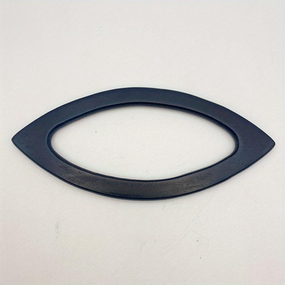 Ручка для сумки из цельного дерева, сменная, своими руками, сумка из дерева, твердая ручка, классический ремень для шитья, вязания крючком, сумки, кошелька, аксессуаров