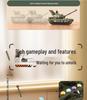 Трансформирующаяся игрушечная машинка-танк для мальчиков: Стреляет пушками и запускает ракеты - Модель бронированного автомобиля из сплава