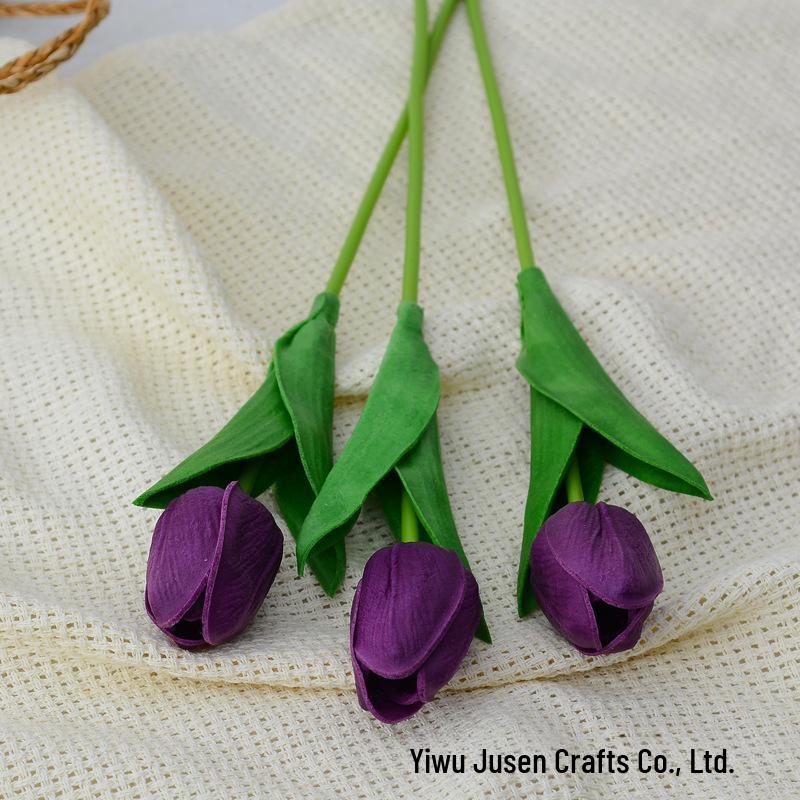 Искусственные тюльпаны для домашнего декора и свадебных букетов