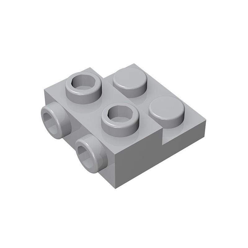 Нетоксичный Moc 10 шт. 99206 Модифицированный конструктор-пластина 2x2x2/3 с 2 шипами, развивающие игрушки-частицы, подарки на день рождения для детей