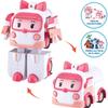Figurine robot 10 cm - Silverlit – Robocar Poli – Véhicule Transformable Ambre 2-en-1
