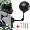 Universal Helmet Holder Wall Mount Motorcycle Helmet Organizer Bracket 180° Rotatable Spherical Caps Helmet Stand Show Hanger