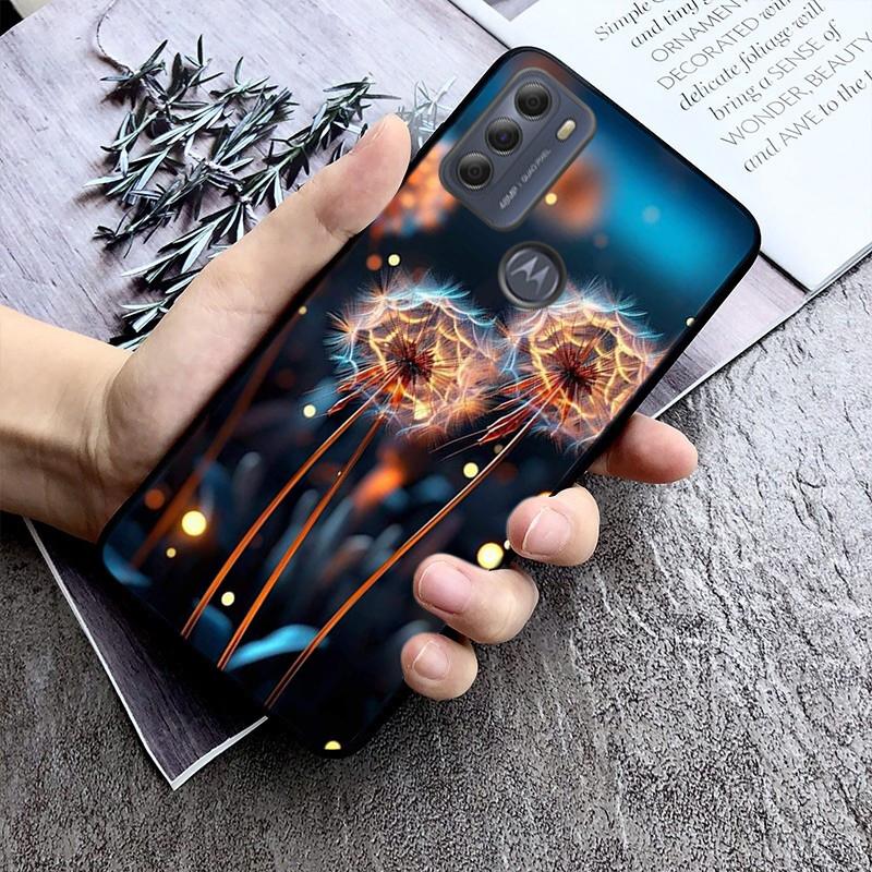 Красивый чехол для телефона с изображением одуванчика для Moto G84 G22 G32 G42 G52 G62 G53 G72 G60 G60S G100 G10 G20 G30 G13 G50 G 5G G Pure