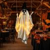Hanging Spooky Ghost for Halloween Outdoor Decoration, Cute Flying Satin White Decoration With Best Materials Home, Tree, Porch, Patio, Lawn, Garden,