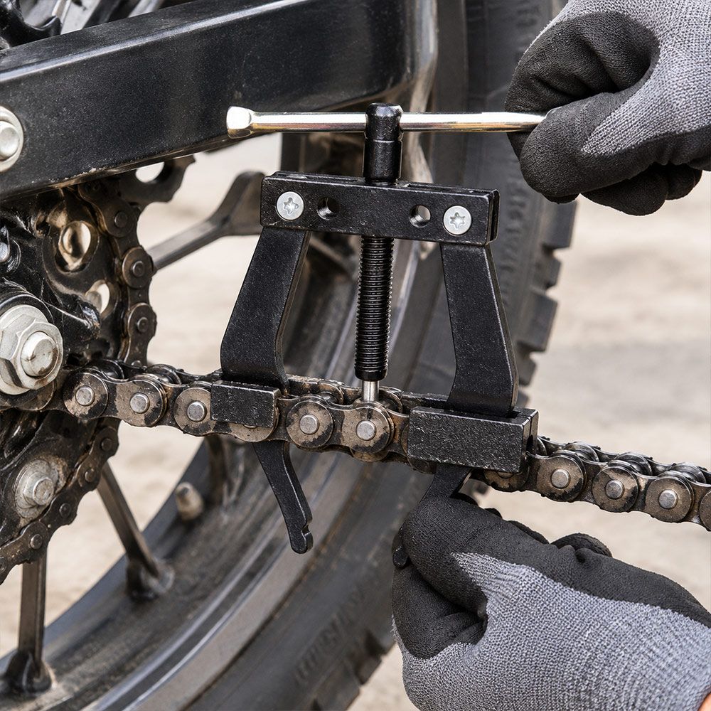 T-Handle Wrench Chain Link Remover Adjustable Screw Chain Splitter Tool For Dirt Bike Maintenance