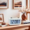 Будильник Настольные цифровые часы с ЖК-экраном и большим температурным календарем Ночной светильник Будильник для студентов Часы с функцией повтора сигнала 12/24 часа Спальни