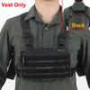 Tactical Vest Chest Bag CS Wargame Rig Airsoft Pouch Holster Molle Men Shoulder Camping Backpack1000D Hunting Fishing Pouch Pack