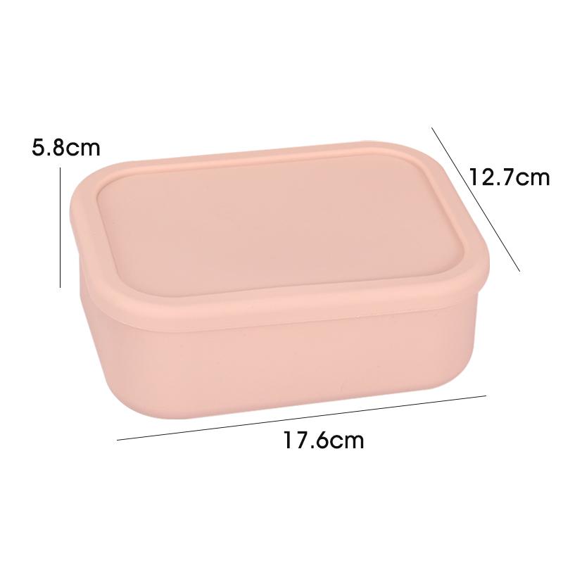 Silicone Bento Boxes Lunch Container, Leak-Proof Lunch Container, BPA-Free, Dishwasher Safe