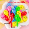 Mini Smiley Face Maracas - Colorful Party Props & Gifts for Kids