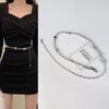 Korean Version of Diamond-inlaid Waist Chain Women's Belt Fashionable Women's Dress Skirt Decorative Rhinestone Elegant