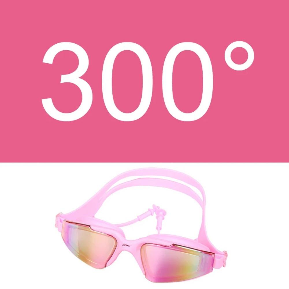 Взрослые Мужчины Женщины Подростки Близорукость -1,5 до -6,0 Очки для плавания Противотуманные очки HD для плавания Диоптрийные очки для водного спорта с берушами