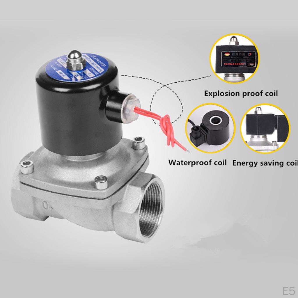 Электромагнитный клапан с электронным управлением из нержавеющей стали 304