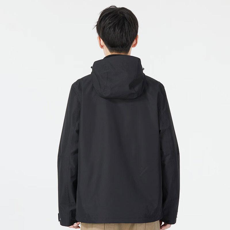 JACK WOLFSKIN Windbreaker Jackets Men's Hooded Thin Straight Fit 5120133