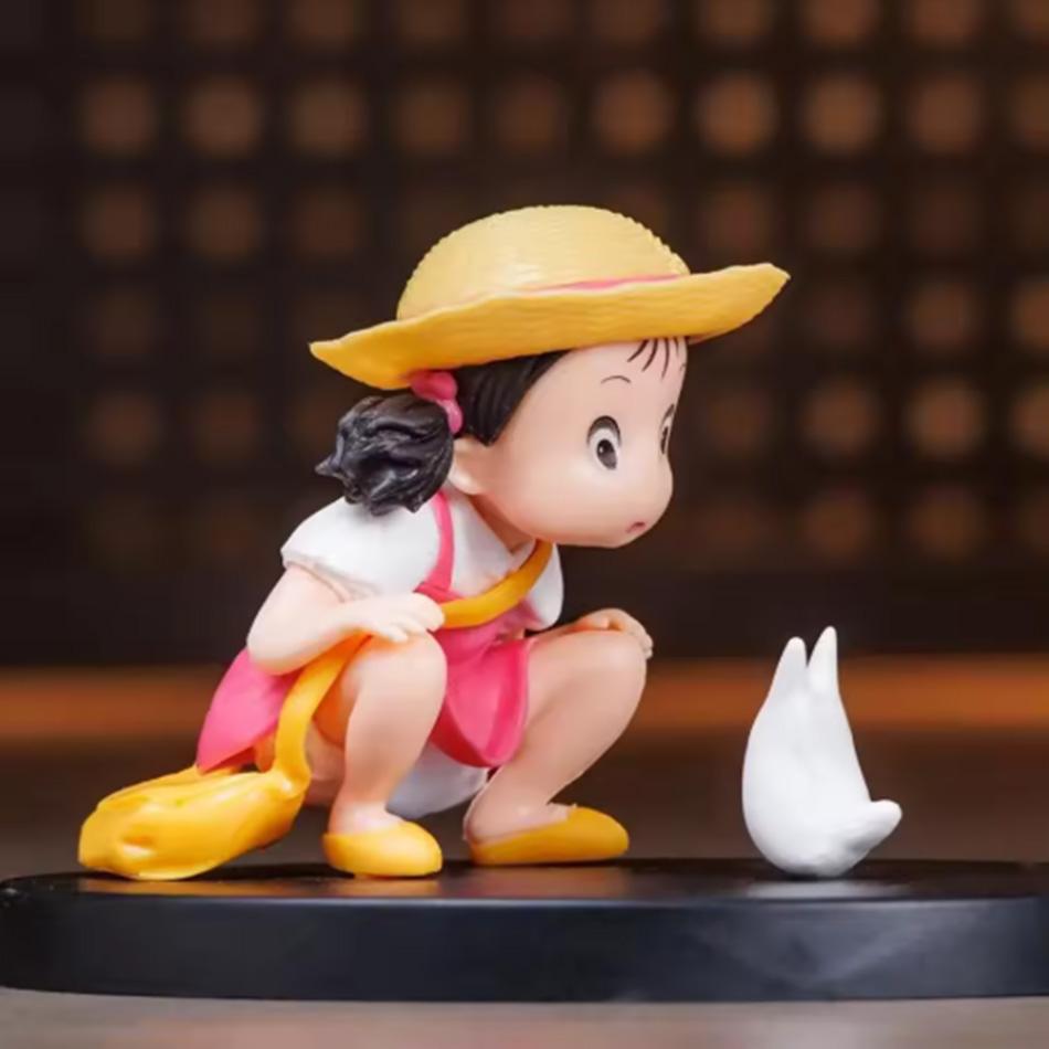 Каваии Мэй Сяомэй Тоторо Сосед Аниме Фигурка Милая Кукла Коллекционная Модель Детская Настольная Игрушка Подарок