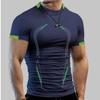 Gym Fit T Shirt Mens Training Top Fitted T-Shirt Tee Muscle Short Sleeve Workout