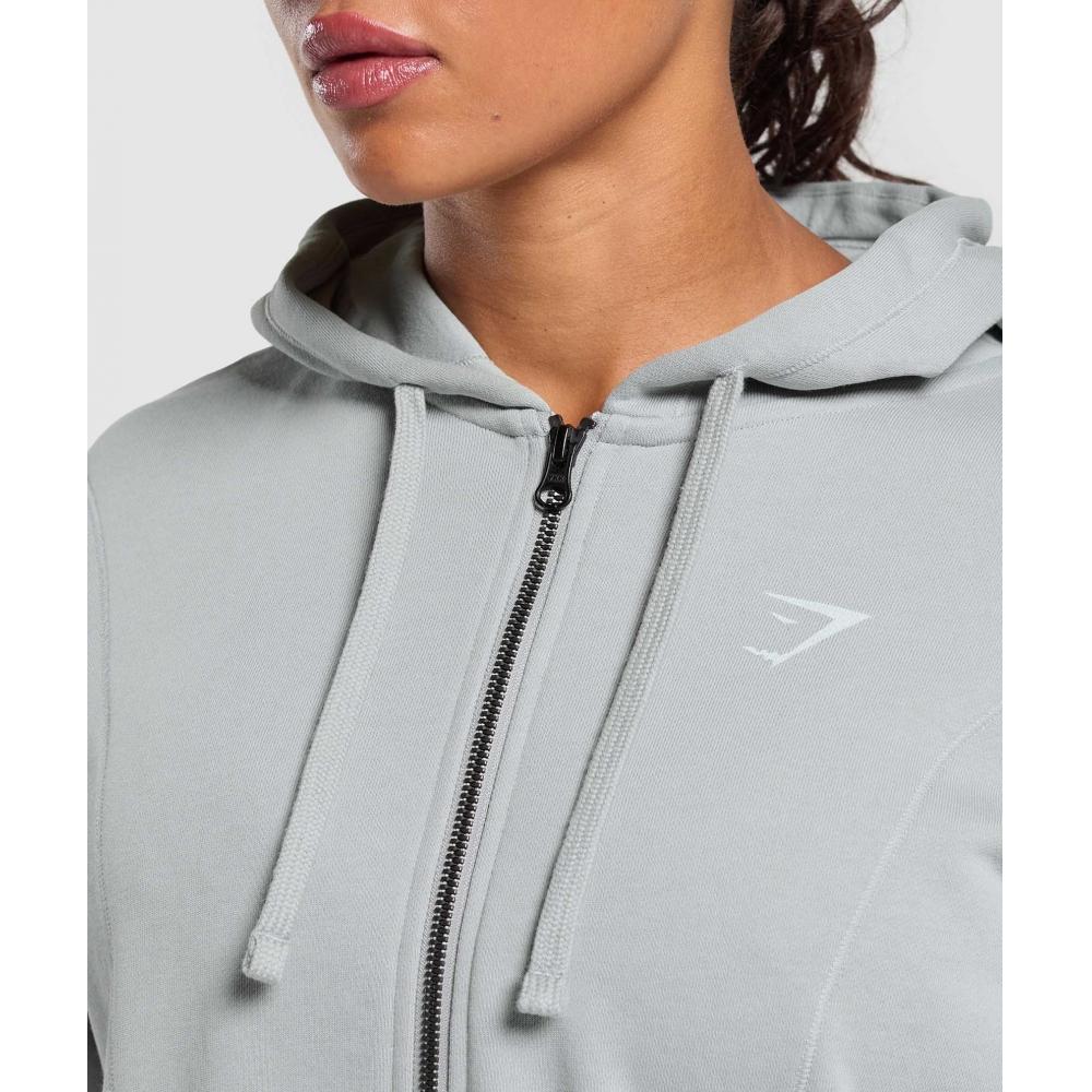 Gymshark Power Hoodie Silver Grey B2b4a Gcb1