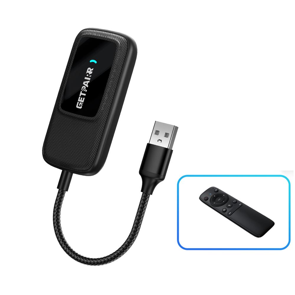 Getpairr Play2Video Ультра Беспроводной Адаптер Carplay Android Auto 5.2 Wi-Fi Встроенный Youtube Netflix Видеобокс Для 98% Автомобилей