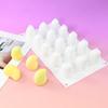 Food Grade Silicone Mango Mousse Cake Mold 15-Cavity French Pastry Mold Baking Mold  Chocolate