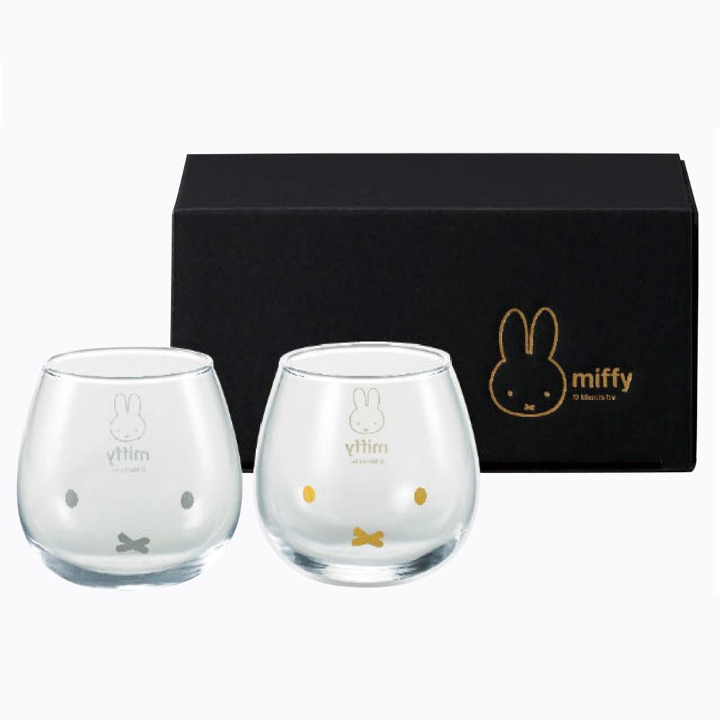 Nihon Tosai Glass Miffy Swaying Tumbler Pair Set