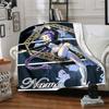 Custom Name Fantasy Character Collage Party Blanket For Couch Bed Plush Cozy Fuzzy Blanket Super Soft Warm Blankets For Fall And Winter 0916210