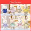 Hoodie Bunny Plush Keychain Toy Doll Cute Gift For Kids And Backpack Decoration