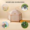 Jovikids Foldable Baby Playpen with Canopy, Pop-Up Tent Outdoor for Kids, Large 6-Sided Playpen with Carry Bag for Home, Garden, Beach. 150x150x105cm