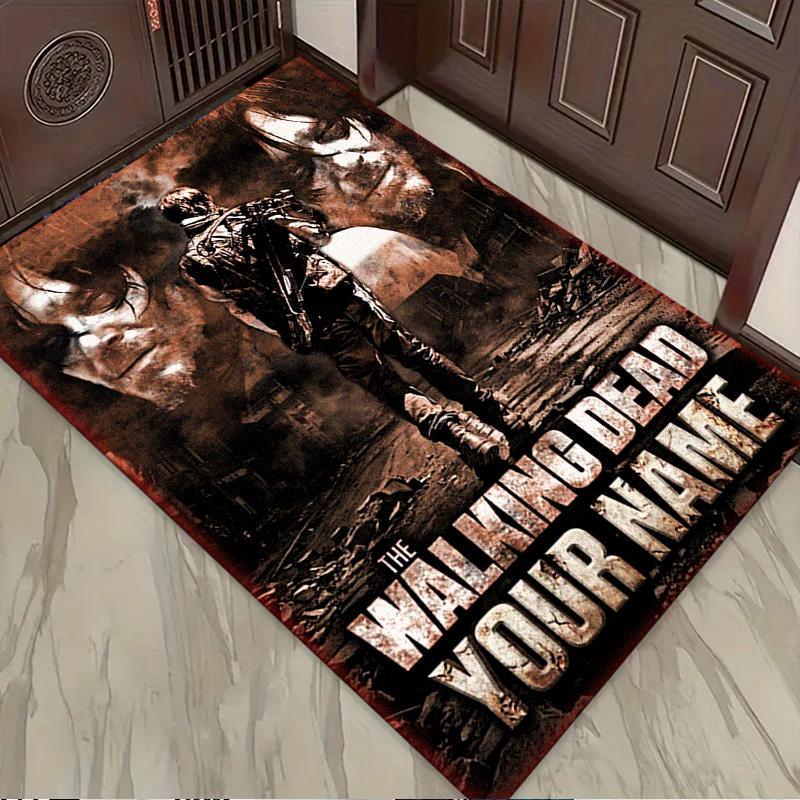 Name Custom Daryl Dixon Poster Carpet Rug for Living Room Bedroom Home Sofa Decoration,Kids play Non-slip Floor Mat