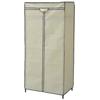 YAMAZEN Hanger Rack Width 74 X Depth 45 X Height 162 Cm with Cover Movable Shelves Wardrobe Assembly Required White RW-16743JH(WH)