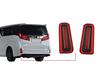 Vehicle Inspection Compliant Alphard Vellfire 30 Series Early and Late LED Reflector Red/Smoke Lens