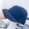 Breathable Flat-brimmed Cap Japanese 5-panel Baseball Cap Casual Mens Mesh Hat  Running