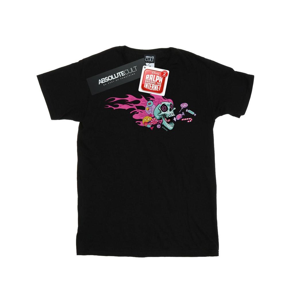 Disney Мужская футболка Wreck It Ralph Candy Skull