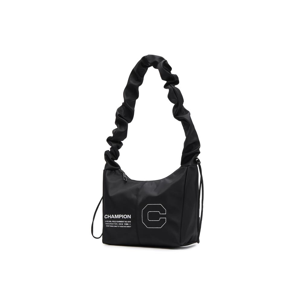 Champion Fabric Crossbody Bags Regular Unisex Black/Milk White/Medium Blue Denim U5AACPU32