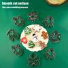 Stainless Steel Christmas Cookie Molds Snowflake Christmas Tree Gingerbread Man Cookie Molds Diy Baking Cookie Molds