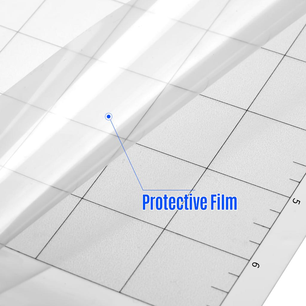 Replacement Cutting Mat Transparent Adhesive Mat with Measuring Grid 8 by 12 Inch for Silhouette Cameo Explore Plotter