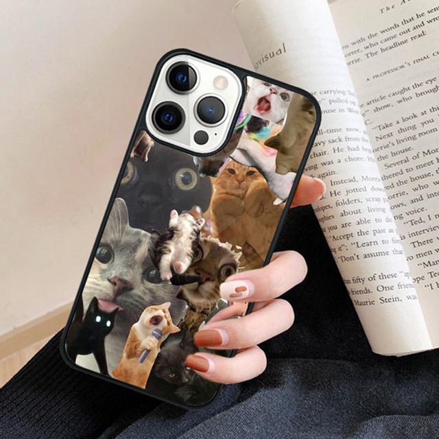 Самый очаровательный чехол для телефона с кошкой для iPhone 17 Air 16 15 14 plus 11 12 13 pro max coque Оболочка Fundas