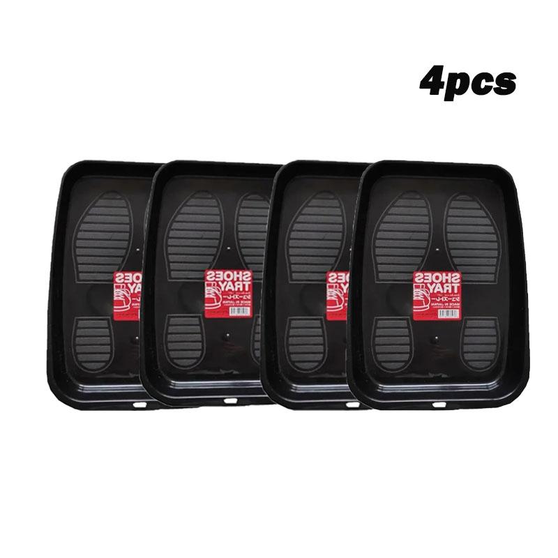 1/2/4 шт. Портативный поднос для хранения обуви Пластиковый прочный контейнер для хранения обуви Органайзер для салона автомобиля Коробка для хранения обуви Органайзер для автомобиля