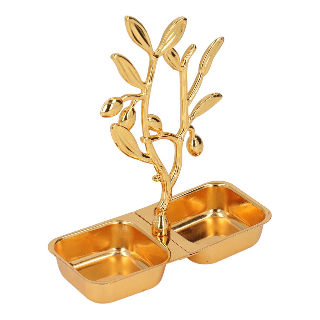 Gold Serving Tray Nordic Style Stainless Steel Snack Tray Candies Plate for Desks Parties Wedding