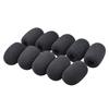 YFFSFDC [10-Pack] Microphone Sponge, Intercom Microphone Windscreen, Loudspeaker Noise Reduction, Microphone Accessory, Dustproof, Windproof, Antibact