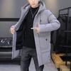 Men's Winter Coat Cotton Clothes Medium and Long Thickened Winter Clothes