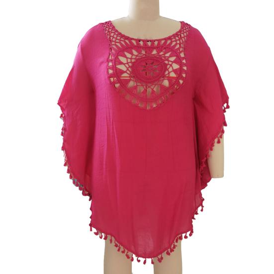 Женский летний купальник, повседневный, с открытыми плечами, с кисточками, пляжный халат, свободный, прозрачный, бикини, накидка для пляжа, бассейна, загара