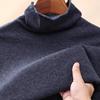 Hengyuanxiang Men's Double-Sided German Velvet Wool Turtleneck Base Layer