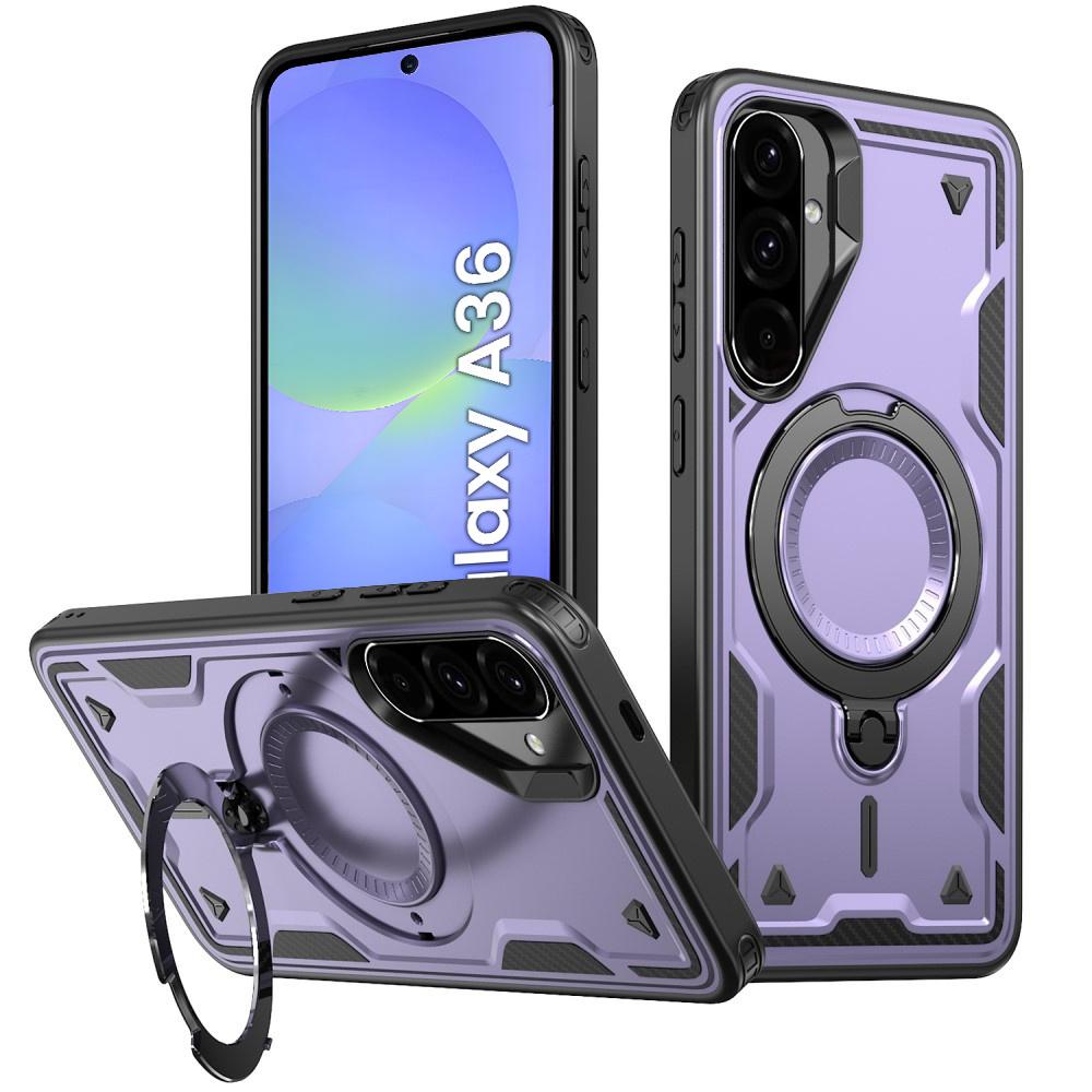 Case for Samsung Galaxy A36 5G, Military MagSafe, Purple