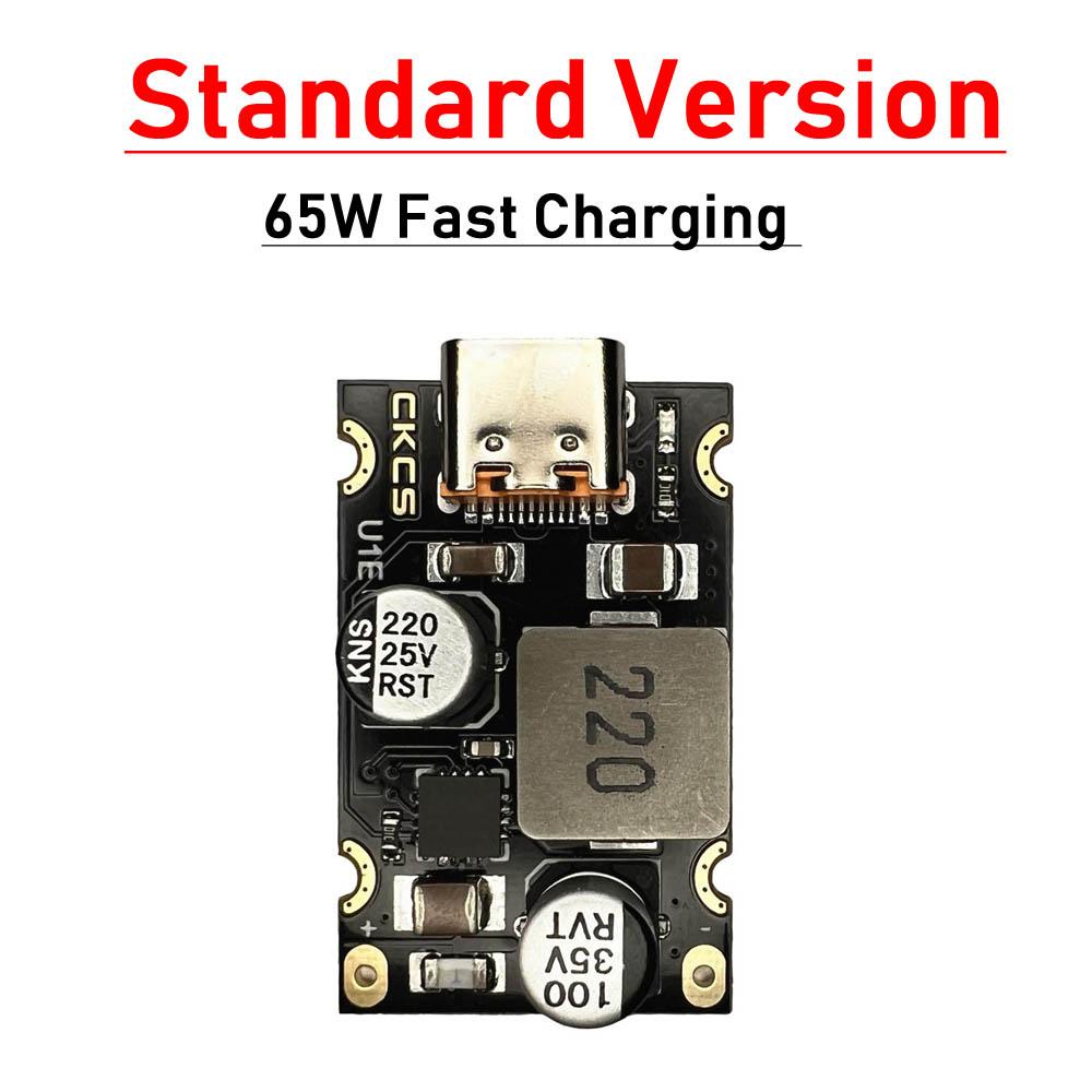 CKCS Type-C USB PD 3A 65W Fast Charging Adapter Module DC 5V 9V 12V 15V 20V 5525 5521 Conversion Charger PD3.0 PPS QC 3.0 SCP